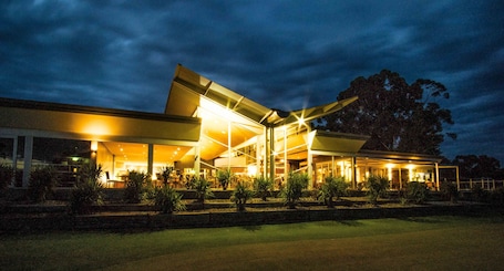 Front of property - evening/night