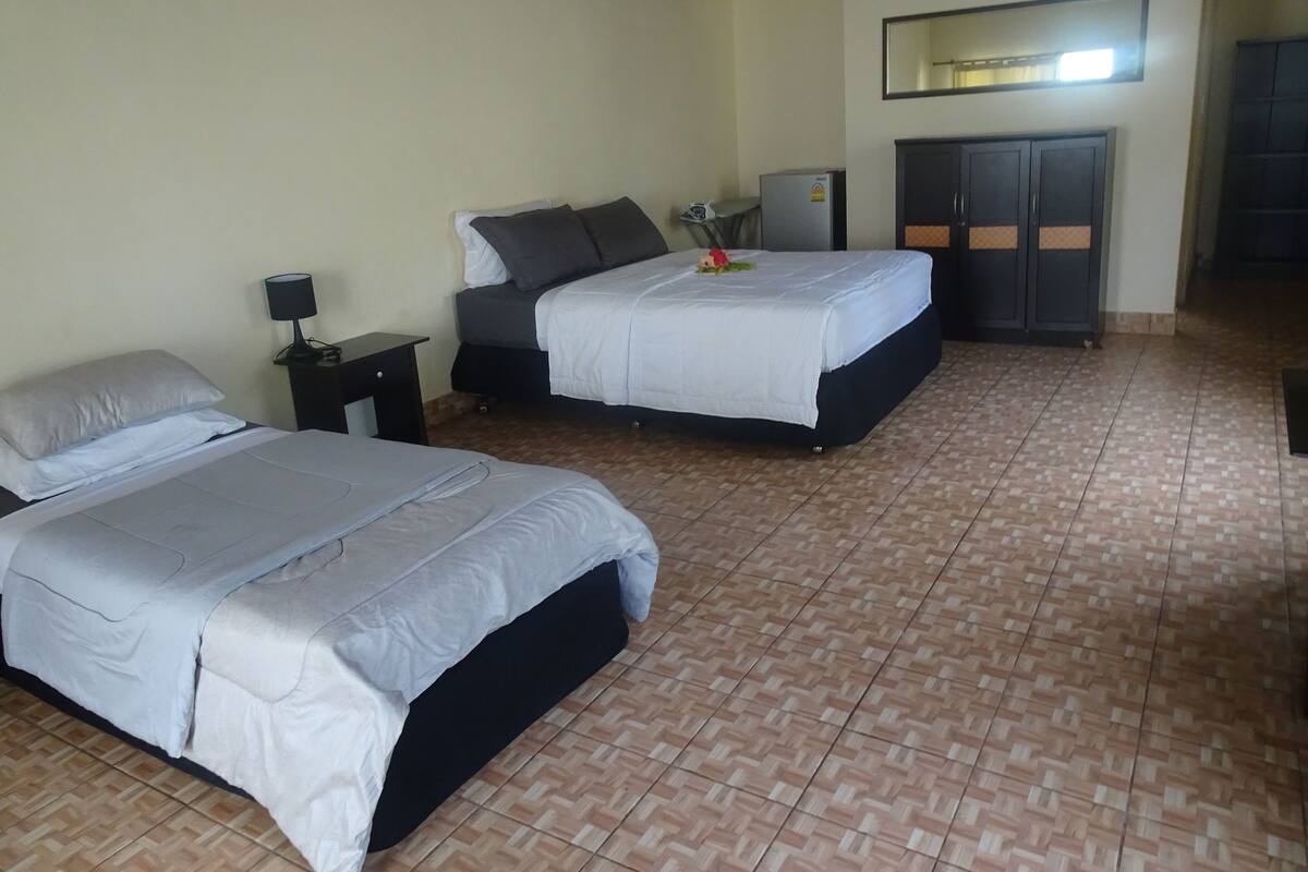 Family Room, Garden View, Garden Area | Desk, iron/ironing board, WiFi (surcharge), bed sheets