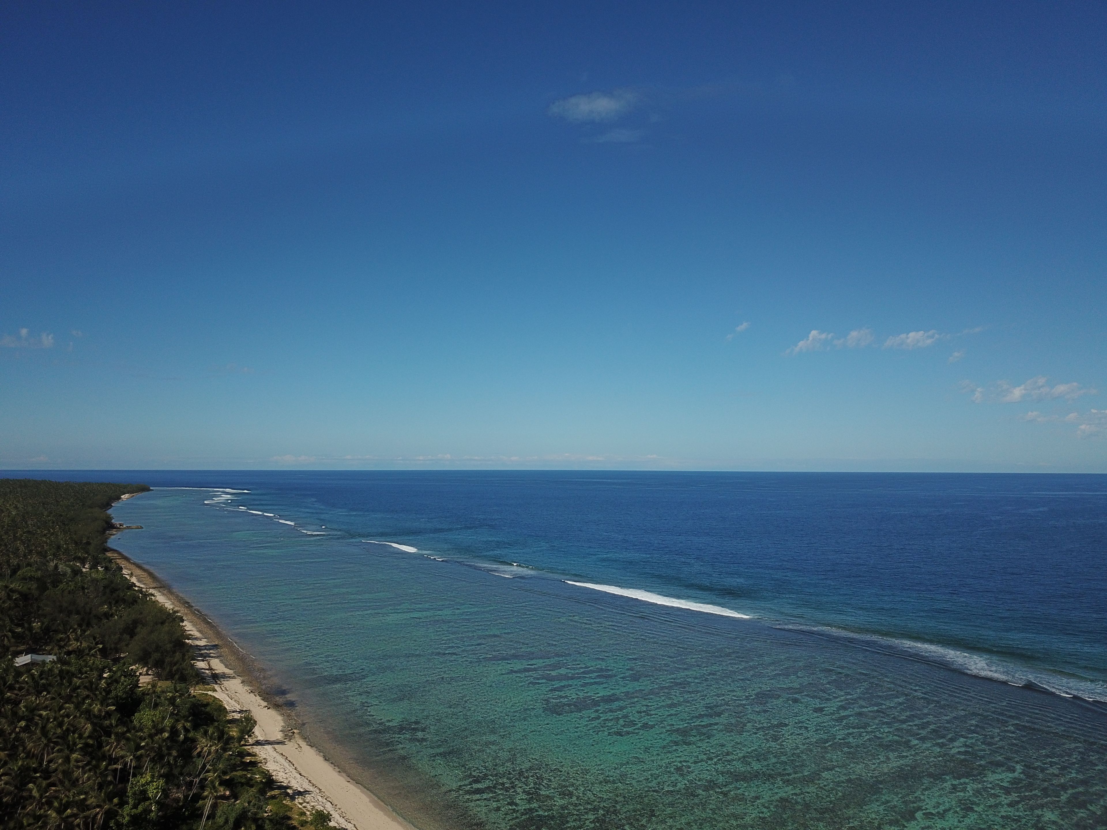 Private beach, white sand