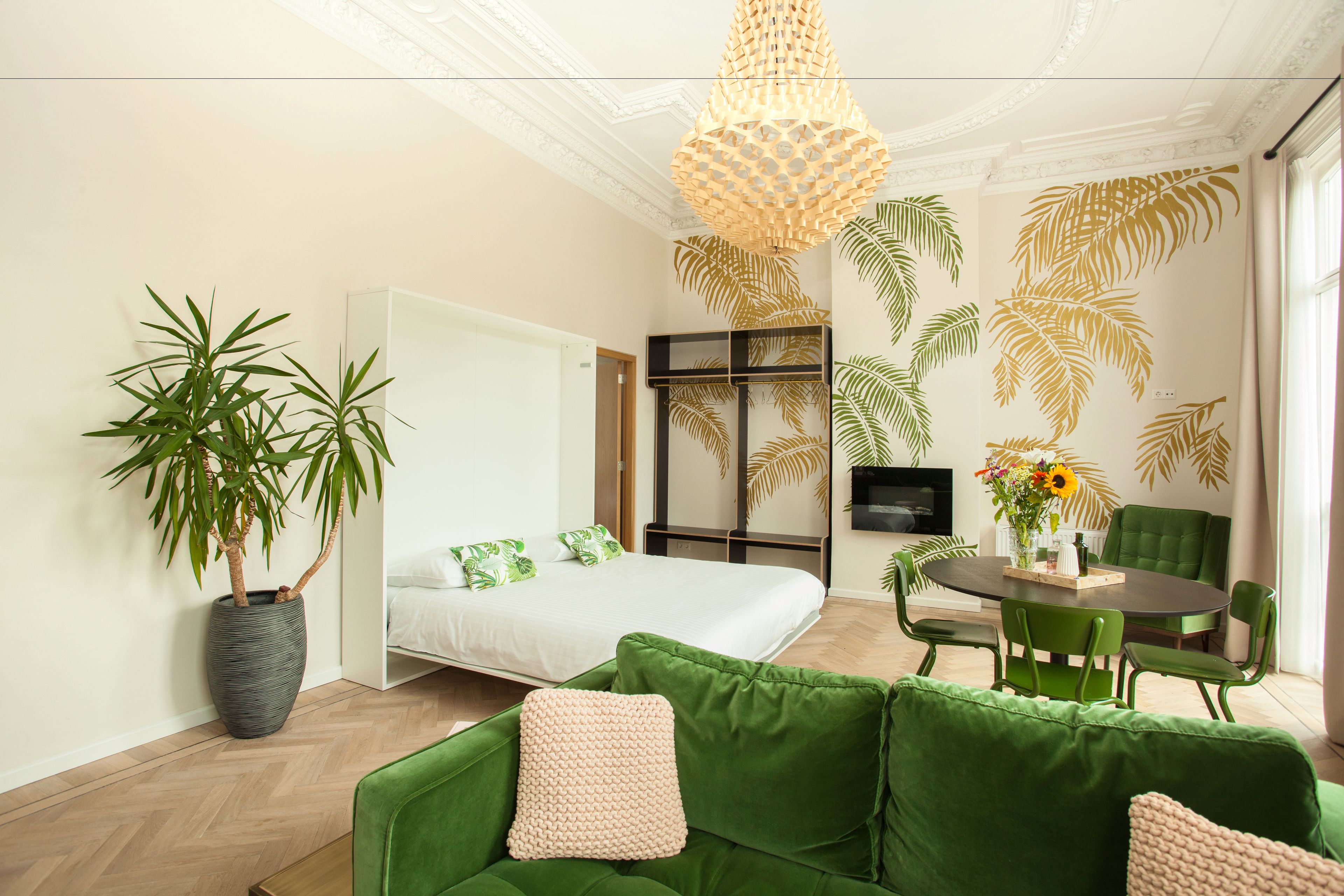 royal room, multiple beds | 1 bedroom, blackout curtains, soundproofing, iron/ironing board