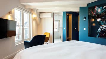 Standaard kamer | Verduisterende gordijnen, geluiddichte muren