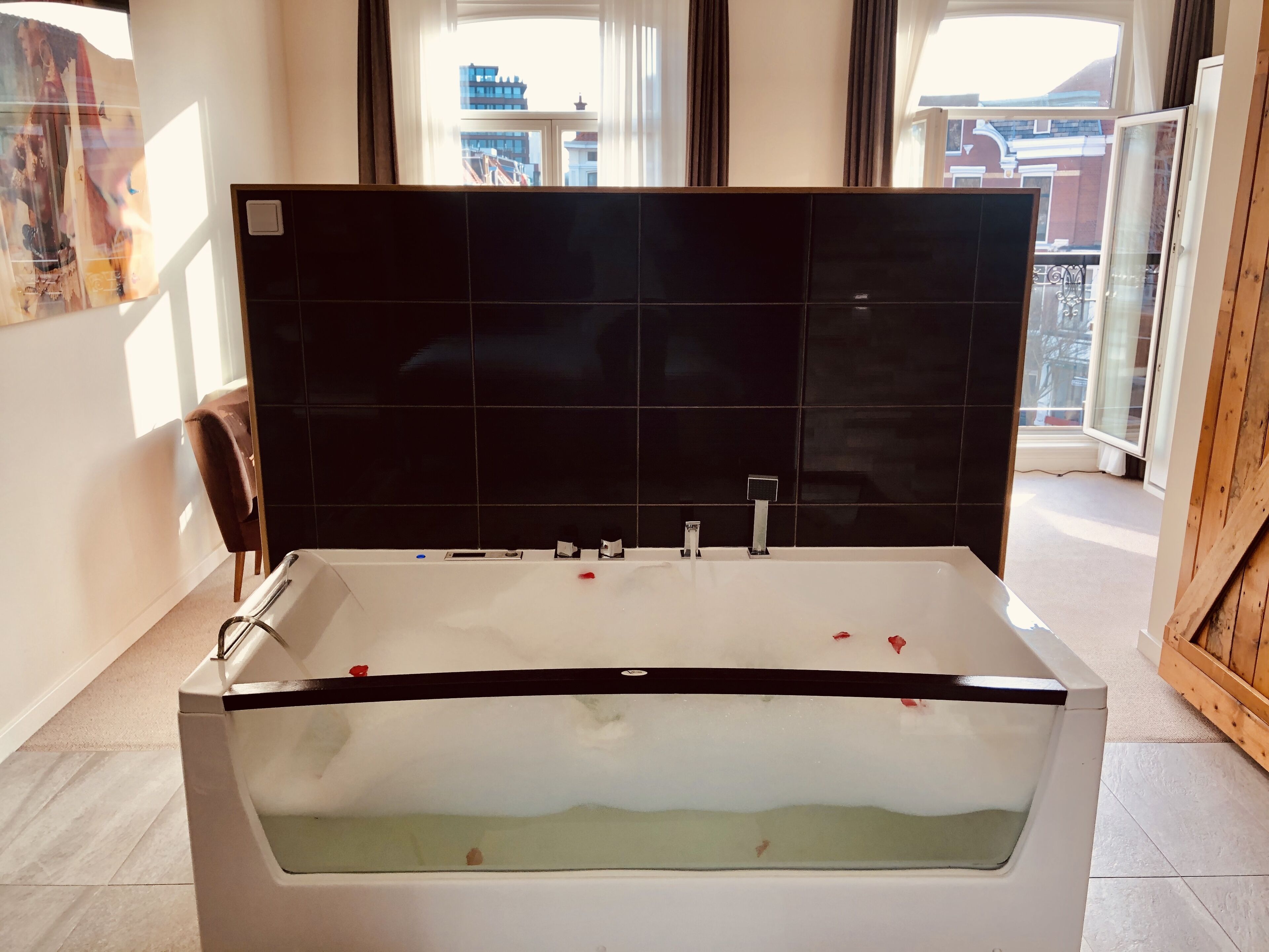 executive room | bathroom | hair dryer, towels