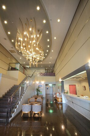 Mostrador para check-in y check-out