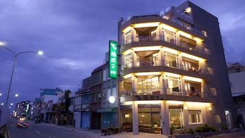 Front of property - evening/night