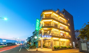 Front of property - evening/night