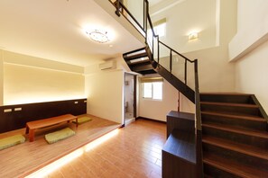Deluxe Loft, 2 Bathrooms (Livingroom and Balcony) | Living area | 42-inch LED TV with cable channels, TV - Kenting Green Yard B&B (Hengchun)