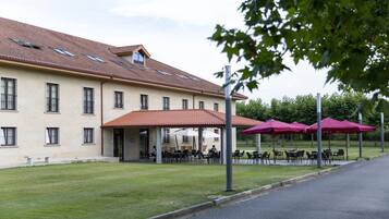 Façana frontal de l'allotjament