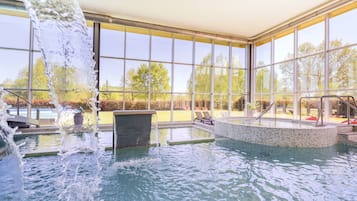 Indoor pool, seasonal outdoor pool