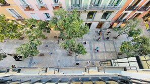 Vue sur la ville depuis l’hébergement