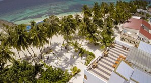 On the beach, white sand - Crystal Sands (Maafushi)