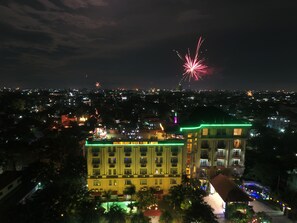 Front of property - evening/night