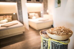 Sauna, soins corporels, soins d'aromathérapie