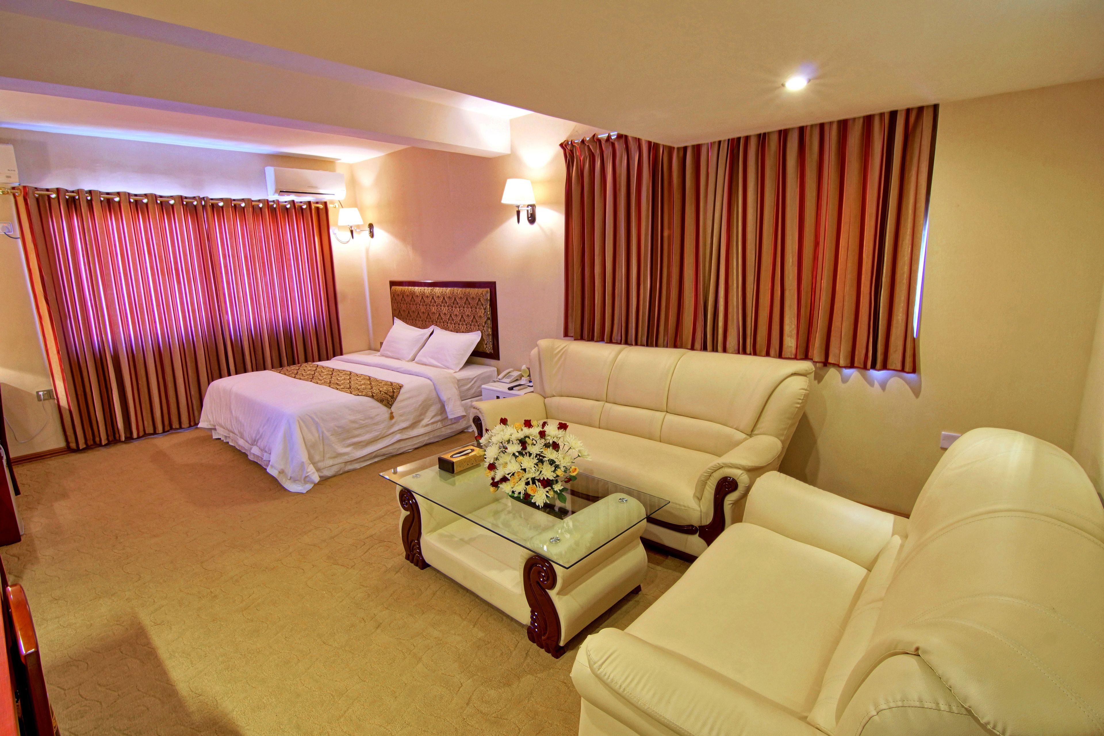 Minibar, in-room safe, desk, blackout curtains