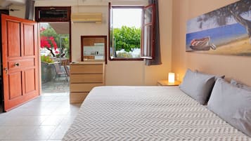 Estudio básico, vista al mar (3 Adults ) | Ropa de cama hipoalergénica y wifi gratis
