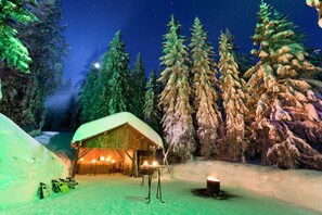 Façade de l’hébergement