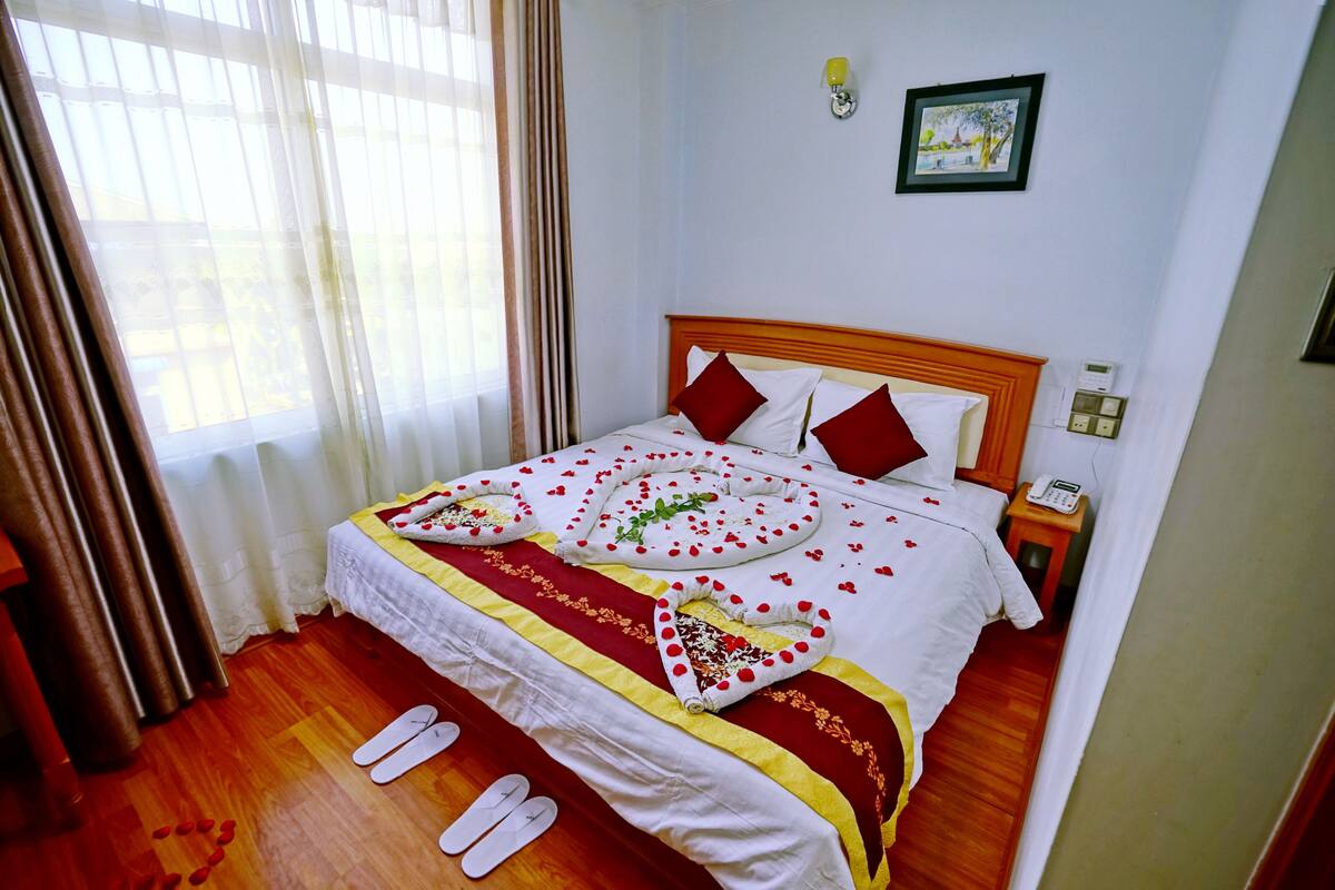 City-Doppelzimmer, 1 Doppelbett, Stadtblick | Ausblick vom Zimmer