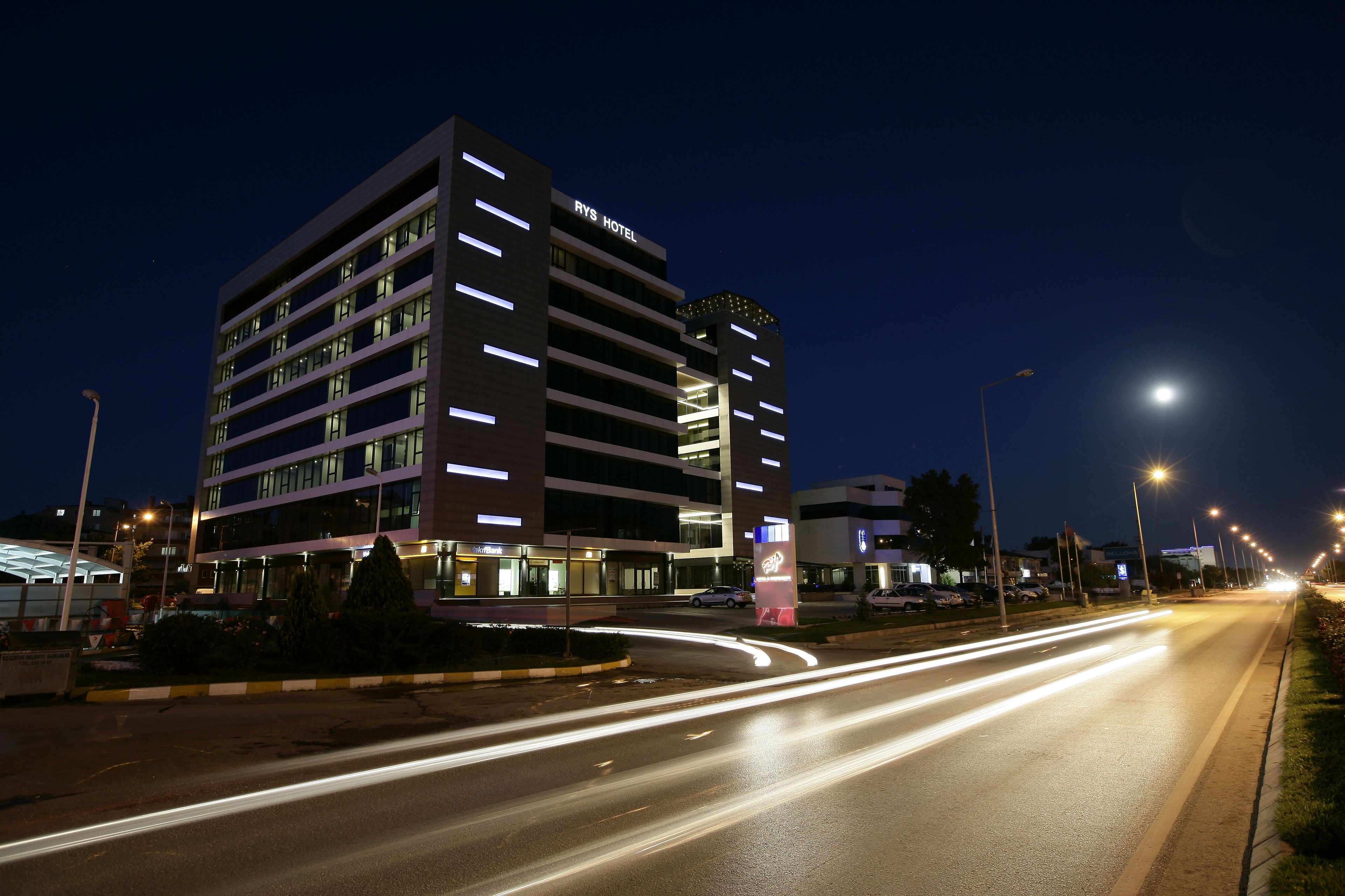 front of property – evening/night