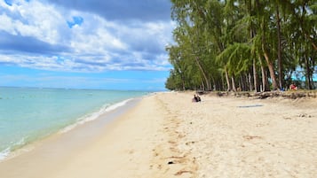 Beach nearby, white sand
