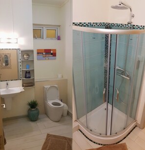Comfort Double Room, 2 Bedrooms, Partial Ocean View, Beachside | Bathroom
