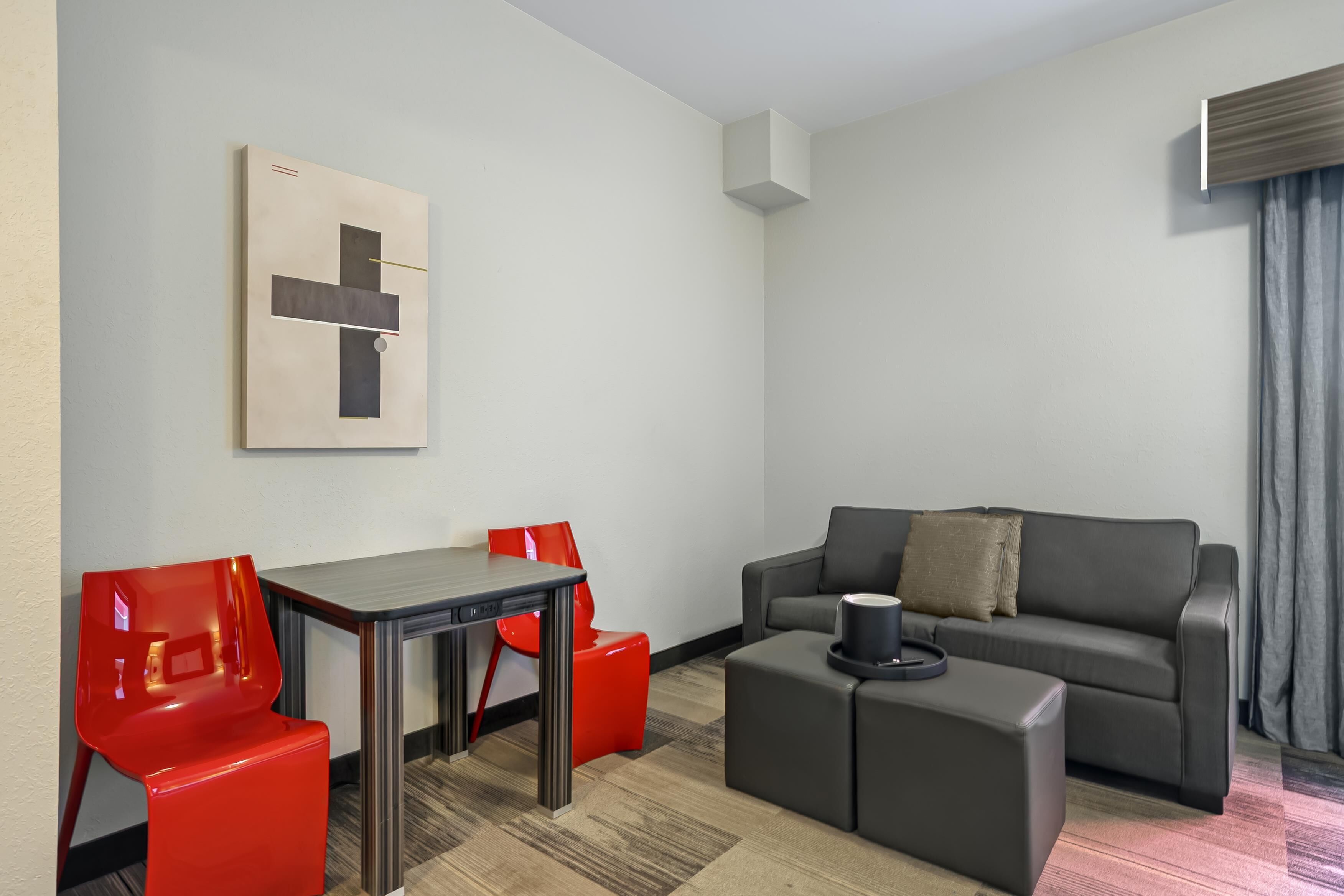 suite, 1 king bed, non smoking, kitchen (with sofabed, full kitchen) | 1 bedroom, pillow-top beds, desk, laptop workspace