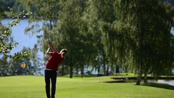 Golfers can enjoy scenic views and a peaceful atmosphere on our golf course.