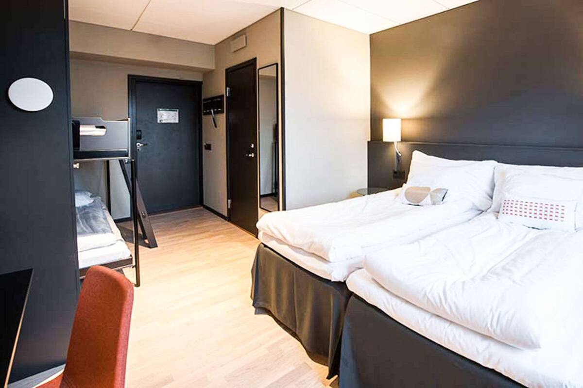 room (four beds separate building) | in-room safe, desk, blackout curtains, cots/infant beds
