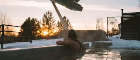 Indoor pool, outdoor pool