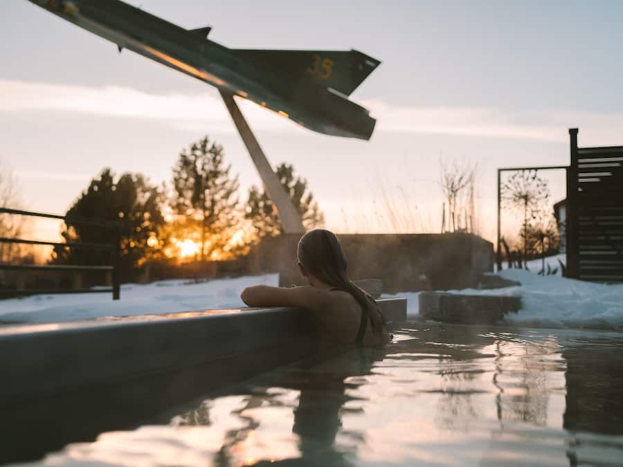 Indoor pool, outdoor pool