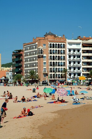 On the beach