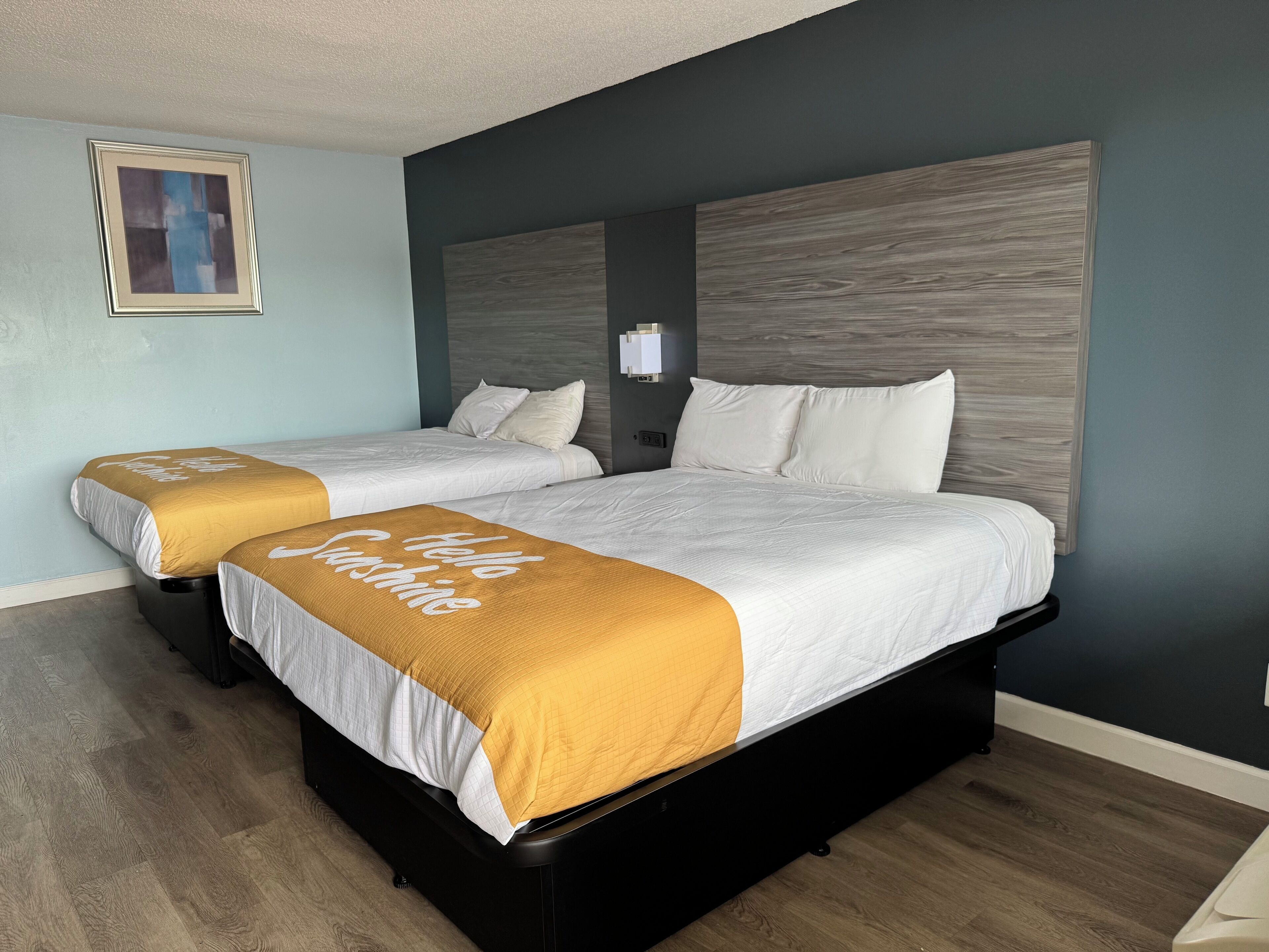 Double Room, 2 Double Beds, Non Smoking