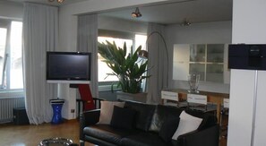 Flat-screen TV, DVD player - Residentie Continental (Antwerp)