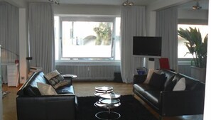 Flat-screen TV, DVD player - Residentie Continental (Antwerp)