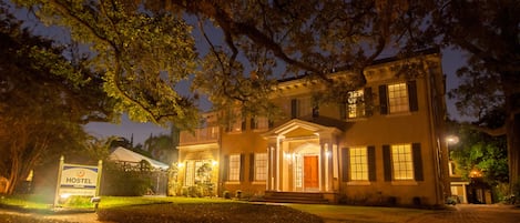 Front of property – evening/night