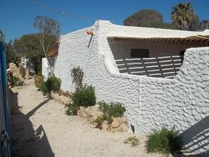 Overnatningsstedets facade