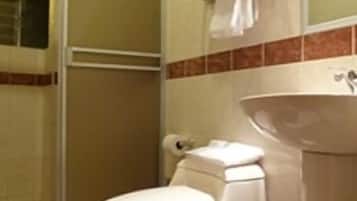 Standard Double Room, 1 Double Bed | Bathroom | Shower, free toiletries, hair dryer