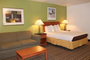 Individually decorated, individually furnished, desk, laptop workspace