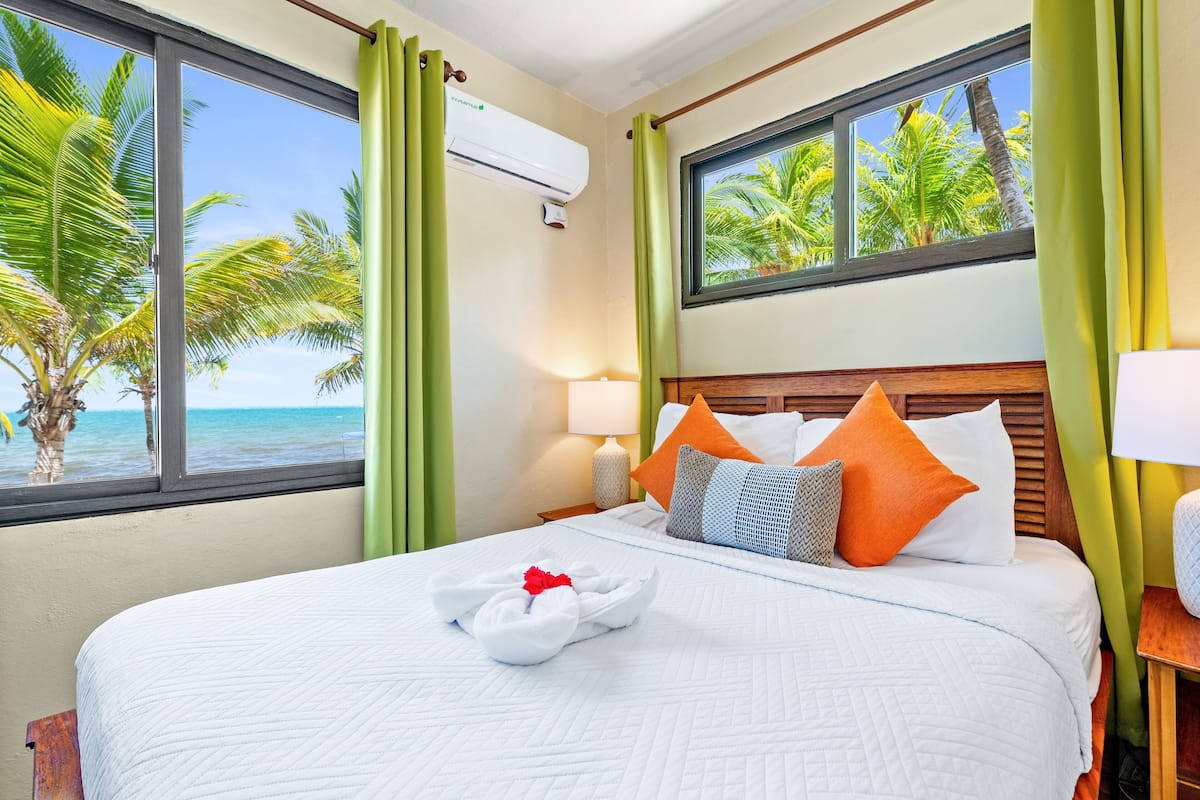 Superior Bungalow, 2 Bedrooms, Balcony, Beachfront | Premium bedding, in-room safe, blackout curtains, free WiFi