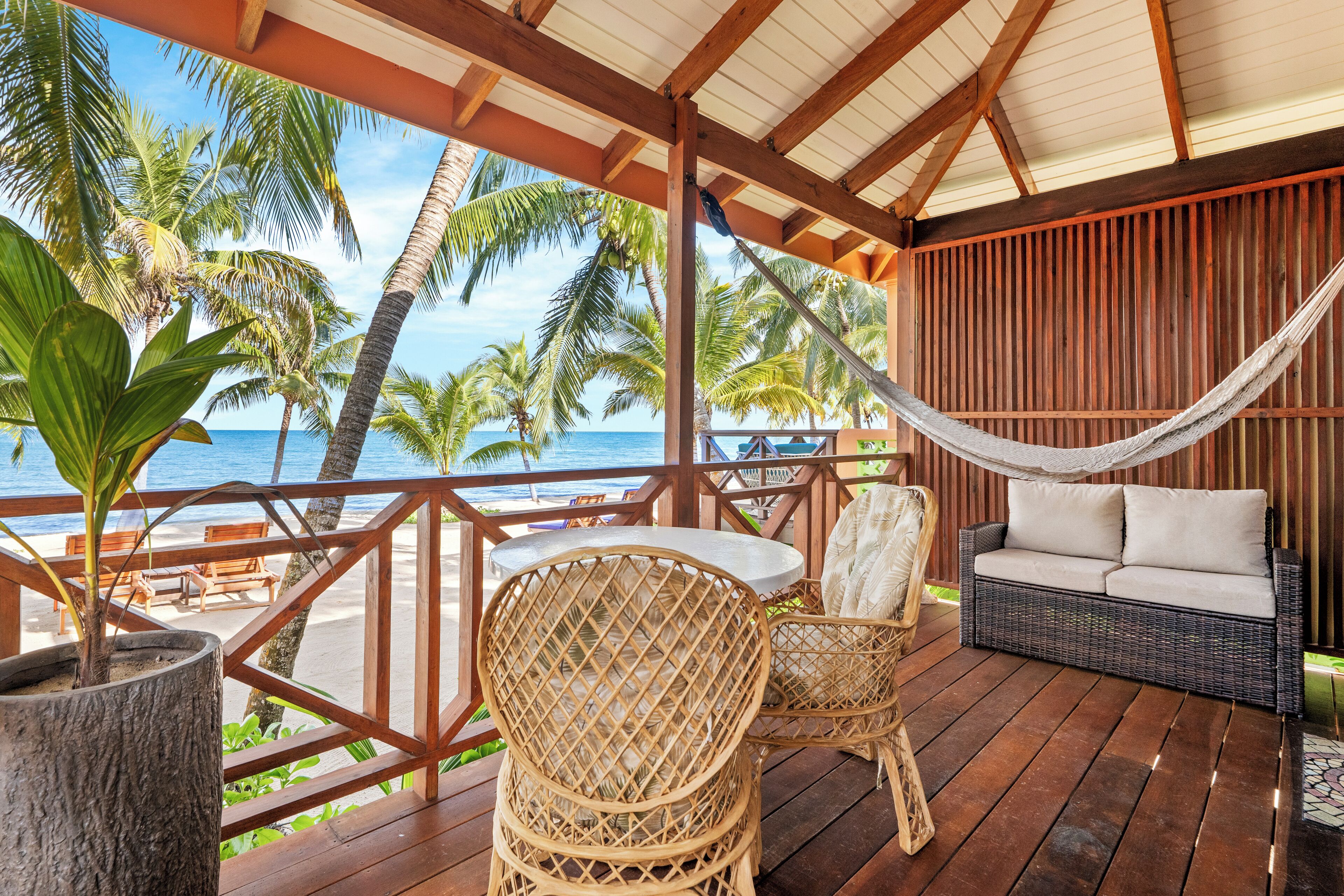 Cabaña superior | Terraza o patio