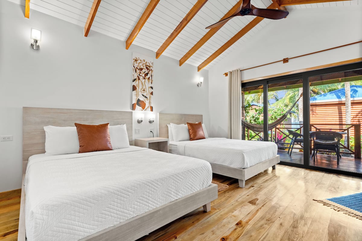 Family Cabin | Premium bedding, in-room safe, blackout curtains, free WiFi