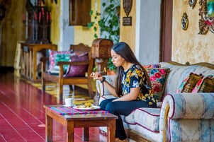 Sala de estar en el lobby