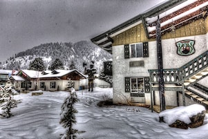 Udsigt fra overnatningsstedet