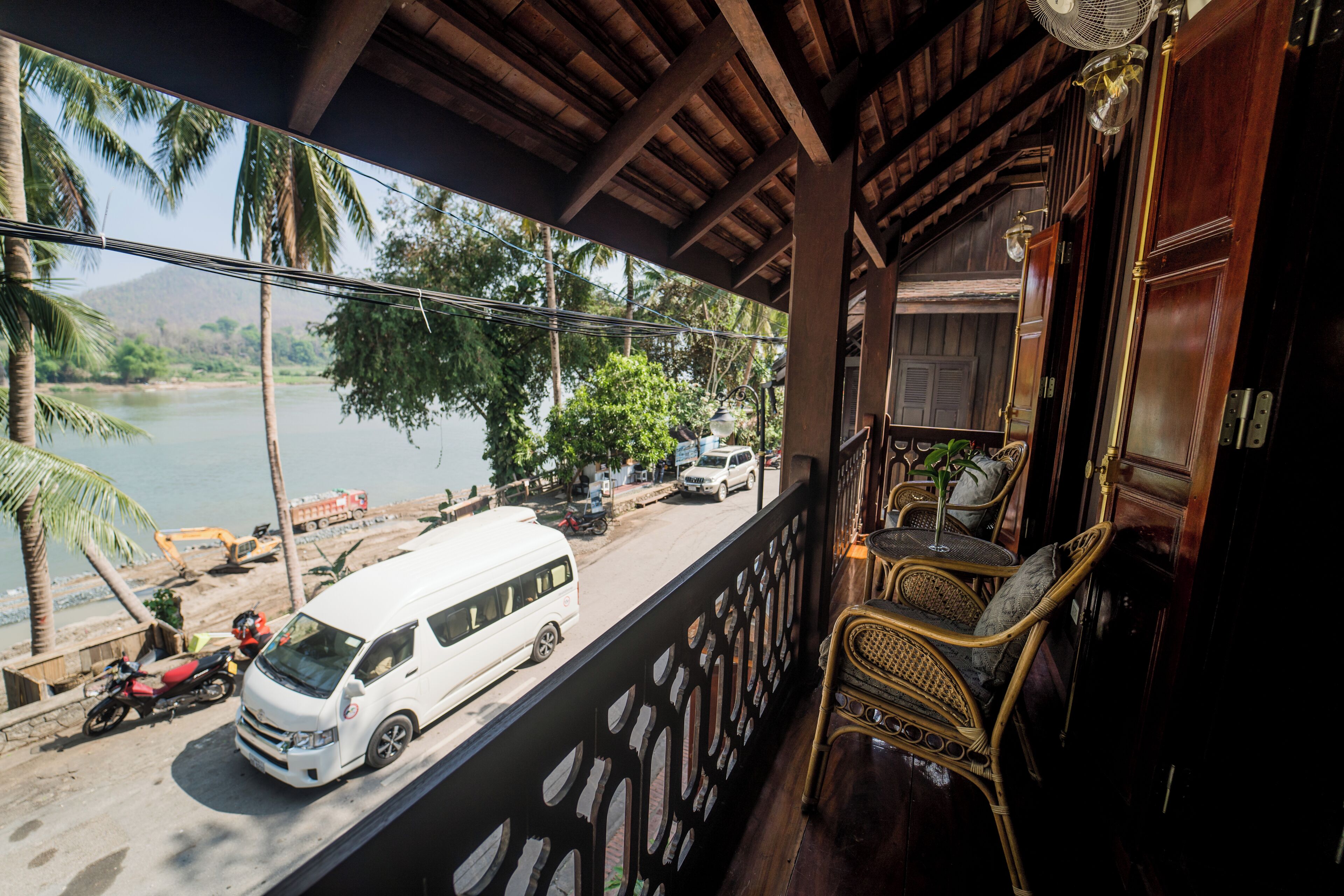 Deluxe Riverview Double | Blick vom Balkon