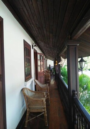 Superior Double Balcony Room  | View from room - Villa Senesouk (Luang Prabang)