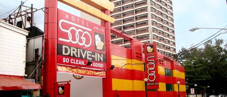 Voorkant van accommodatie