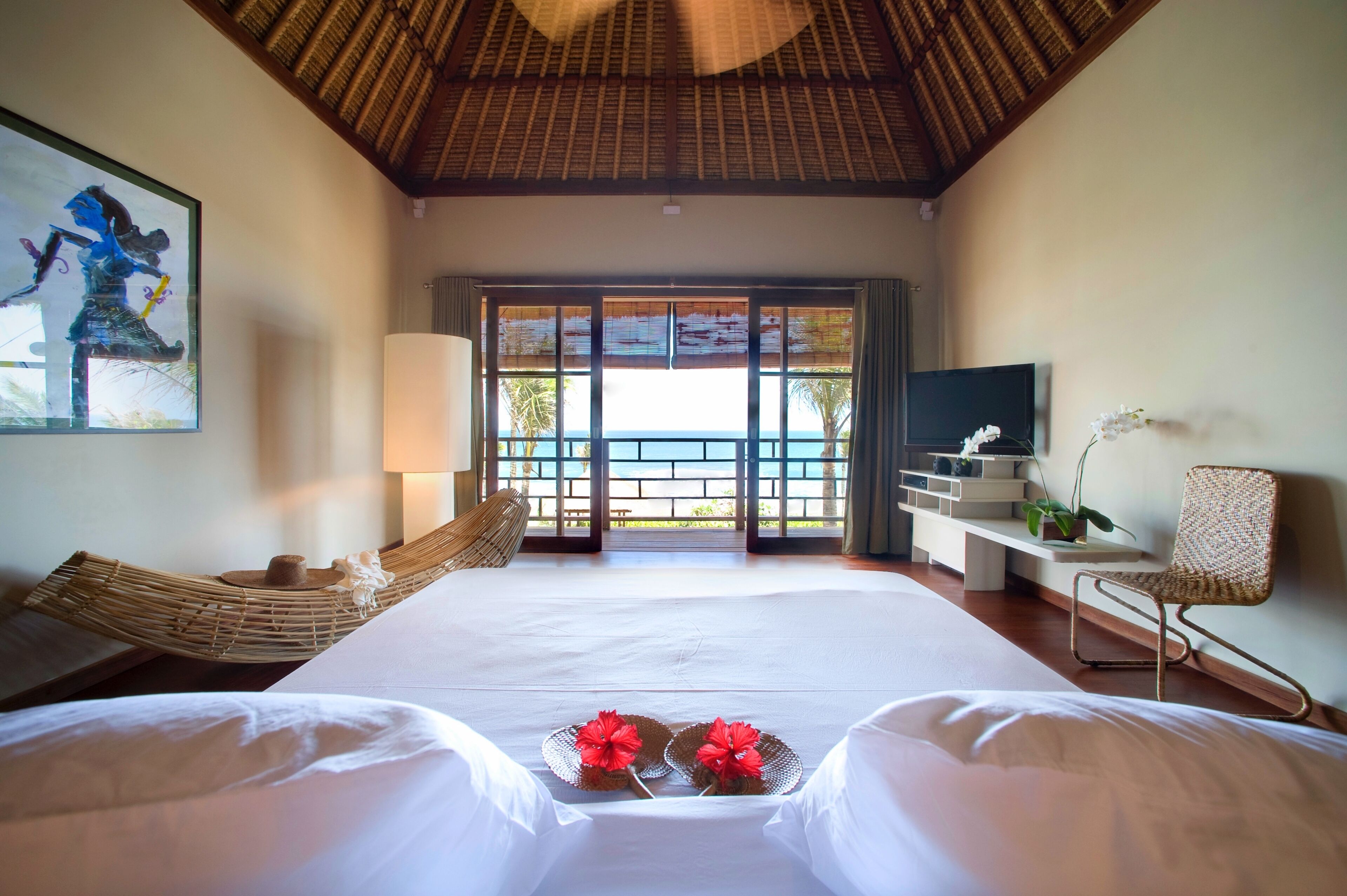 Villa Luxe, 5 chambres, piscine privée, en front de plage | Vue sur la plage/l’océan