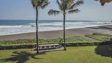 Private beach
