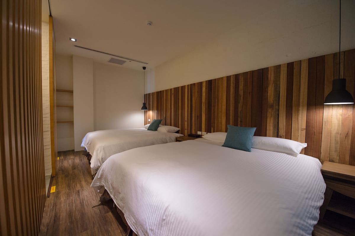 Premium bedding, down duvets, in-room safe, desk