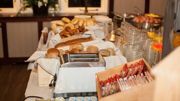 Daily buffet breakfast (EUR 15 per person)
