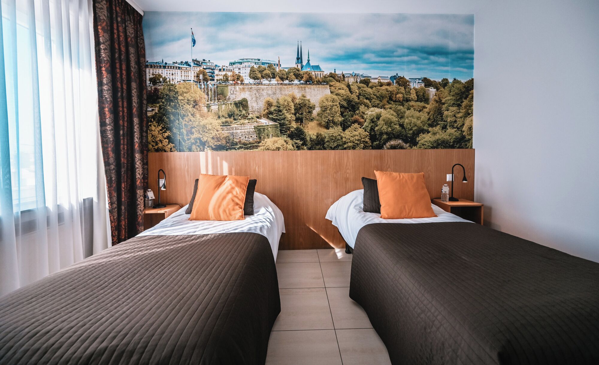 Chambre Double Twin | Allergikerbettwaren, Minibar, Schreibtisch, kostenloses WLAN
