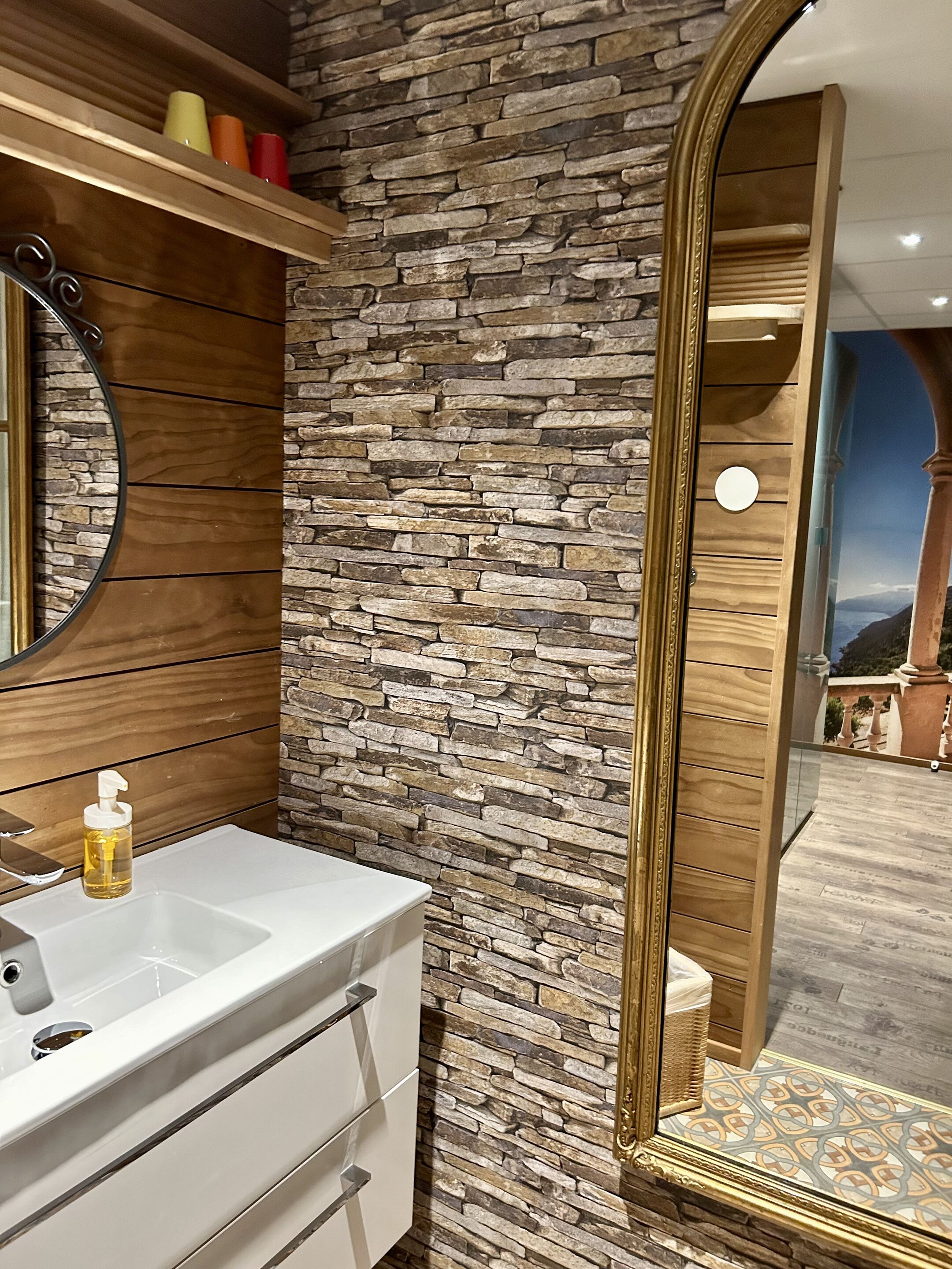 exclusive suite, 1 queen bed, sauna, garden view | 1 bedroom, individually decorated, individually furnished, desk